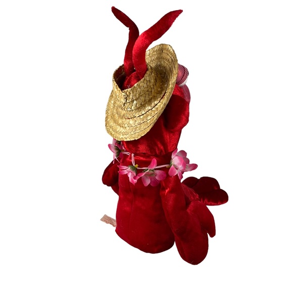 Vintage Lobster Caribbean Island Vacation Animated Singing Dancing DanDee Plush - Picture 6 of 15